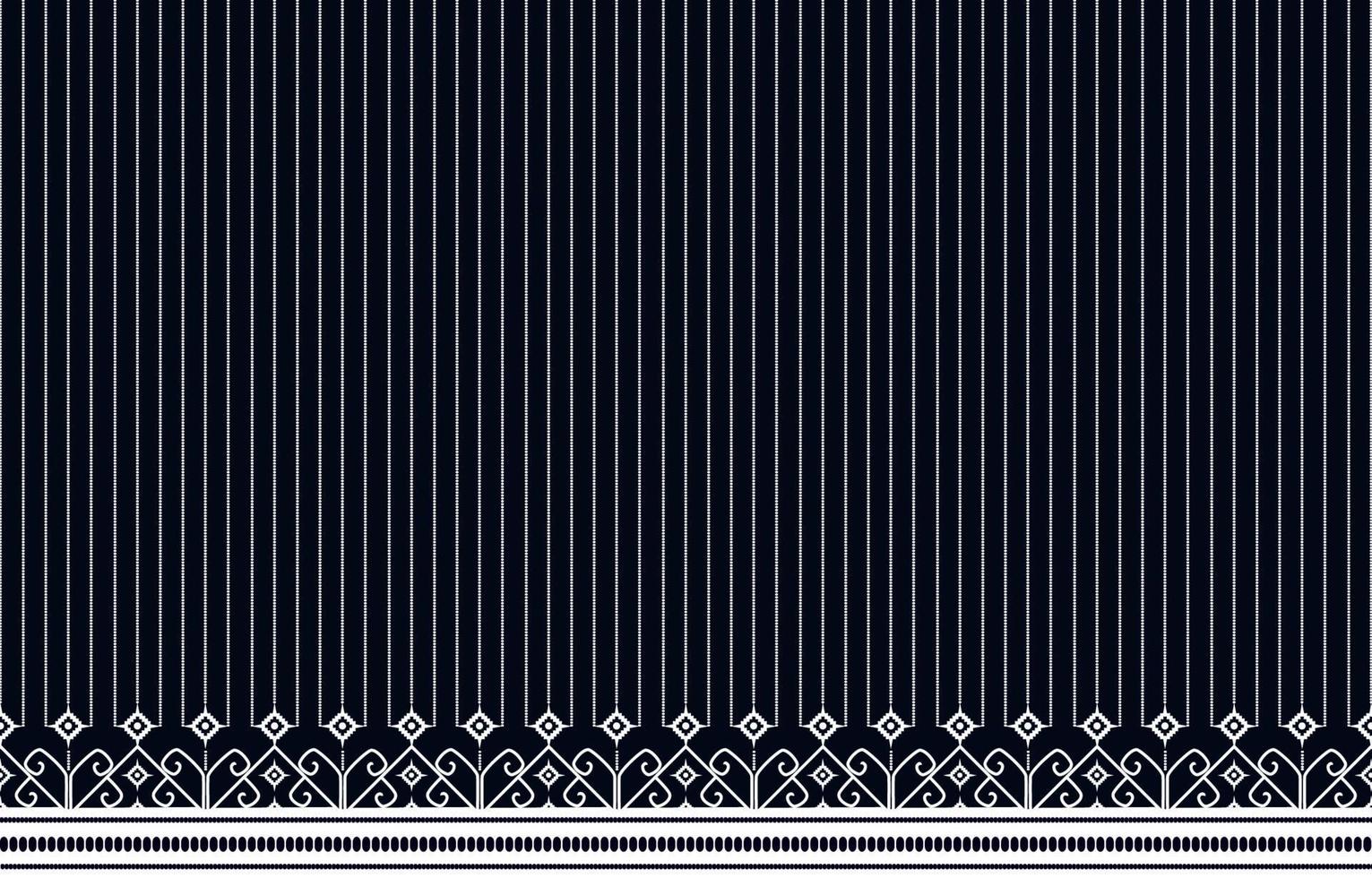 geometrischer ethnischer Musterstoff im traditionellen Stil. Schwarz-Weiß-Ton. design für fliesen, keramik, hintergrund, tapeten, kleidung, verpackungspapier, stoff und vektorillustration. Musterstil vektor