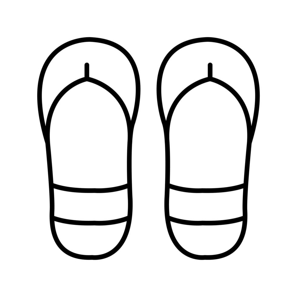 Vektorsymbol für Flip-Flops vektor