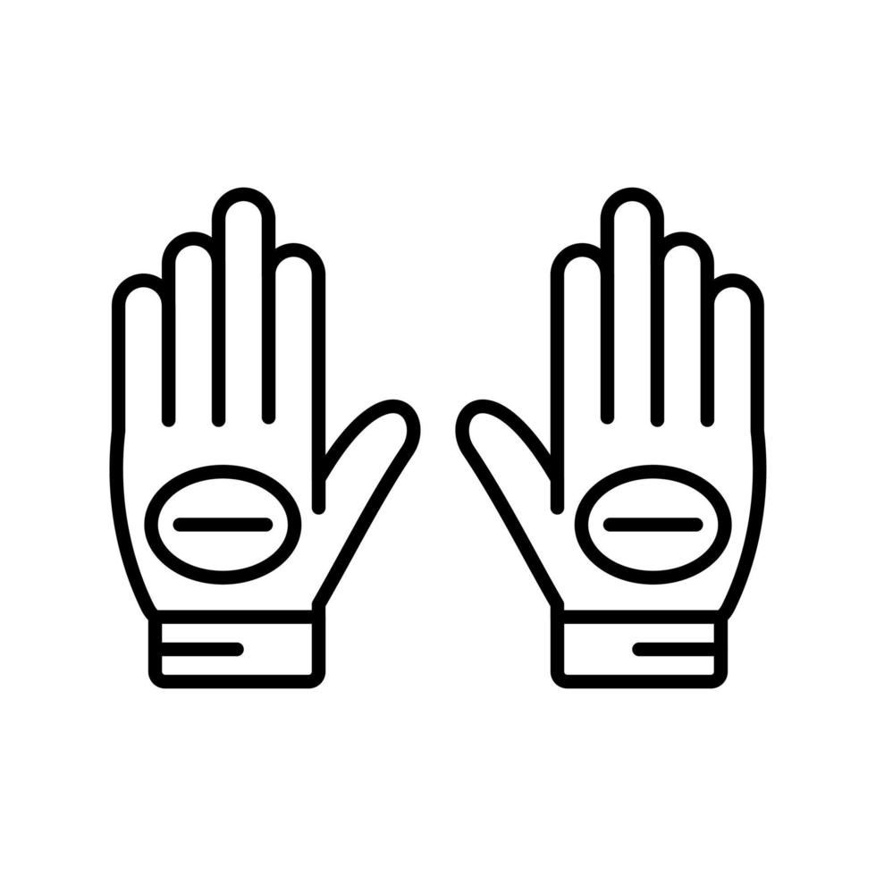 Handschuh-Vektor-Symbol vektor