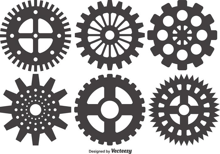 Cogs And Gears Ikon Vector Illustration Isolerad