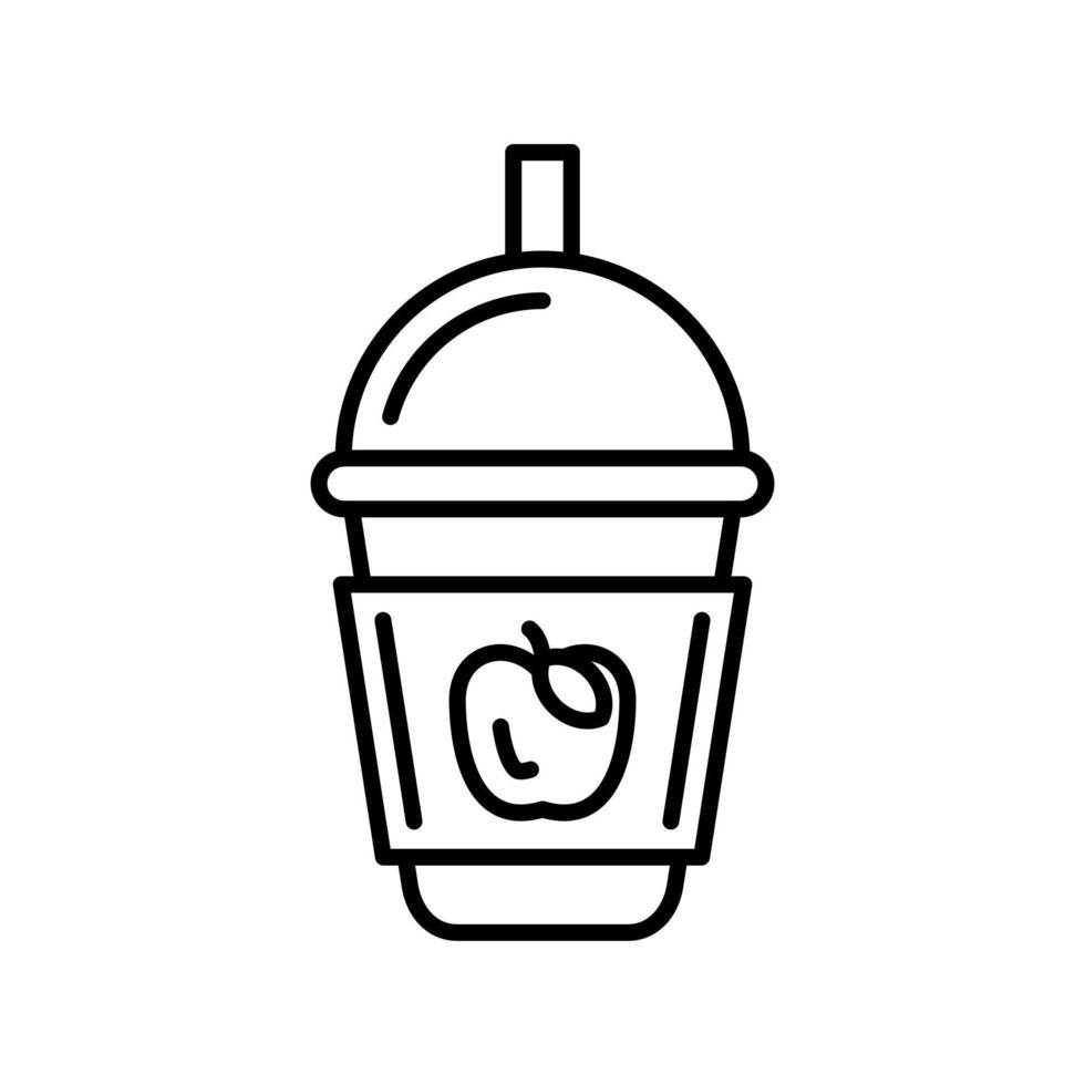 Smoothie-Vektor-Symbol vektor