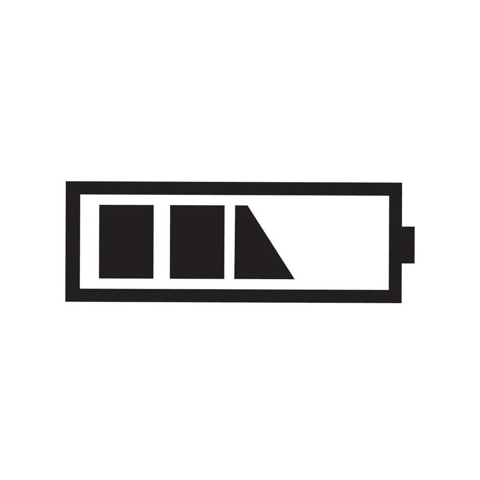 Batterieladesymbol vektor