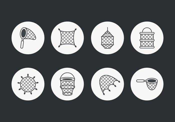 Gratis Fish Net Vector