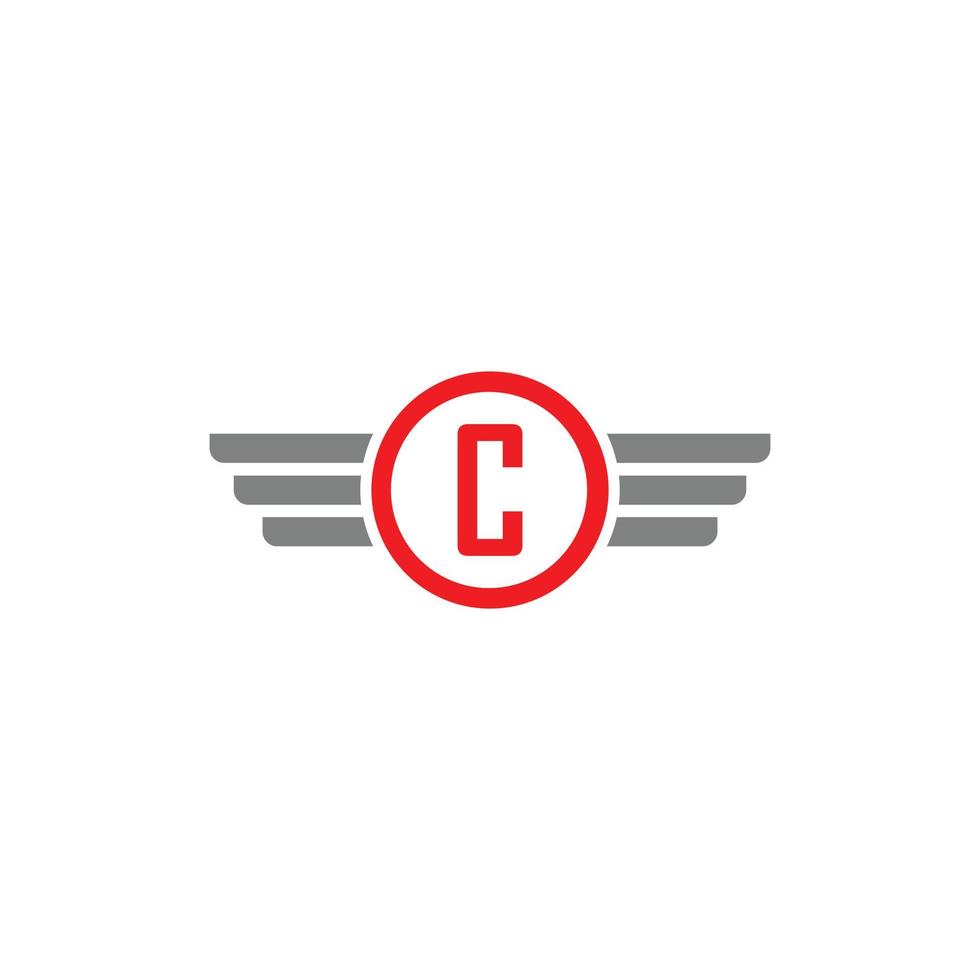 brev c bevingad modern företag logotyp vektor