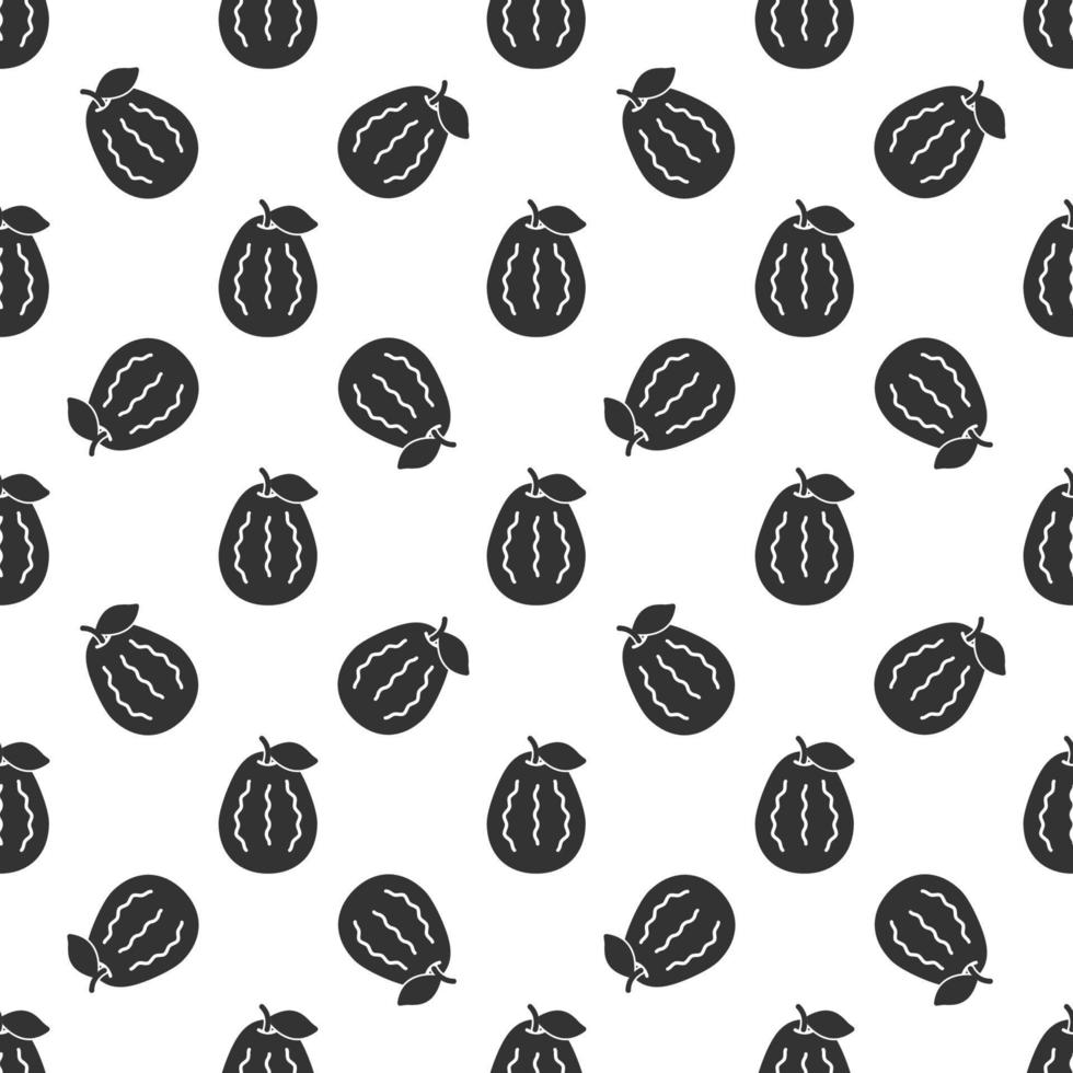 schwarze Avocado Musterdesign Hintergrund. vektor