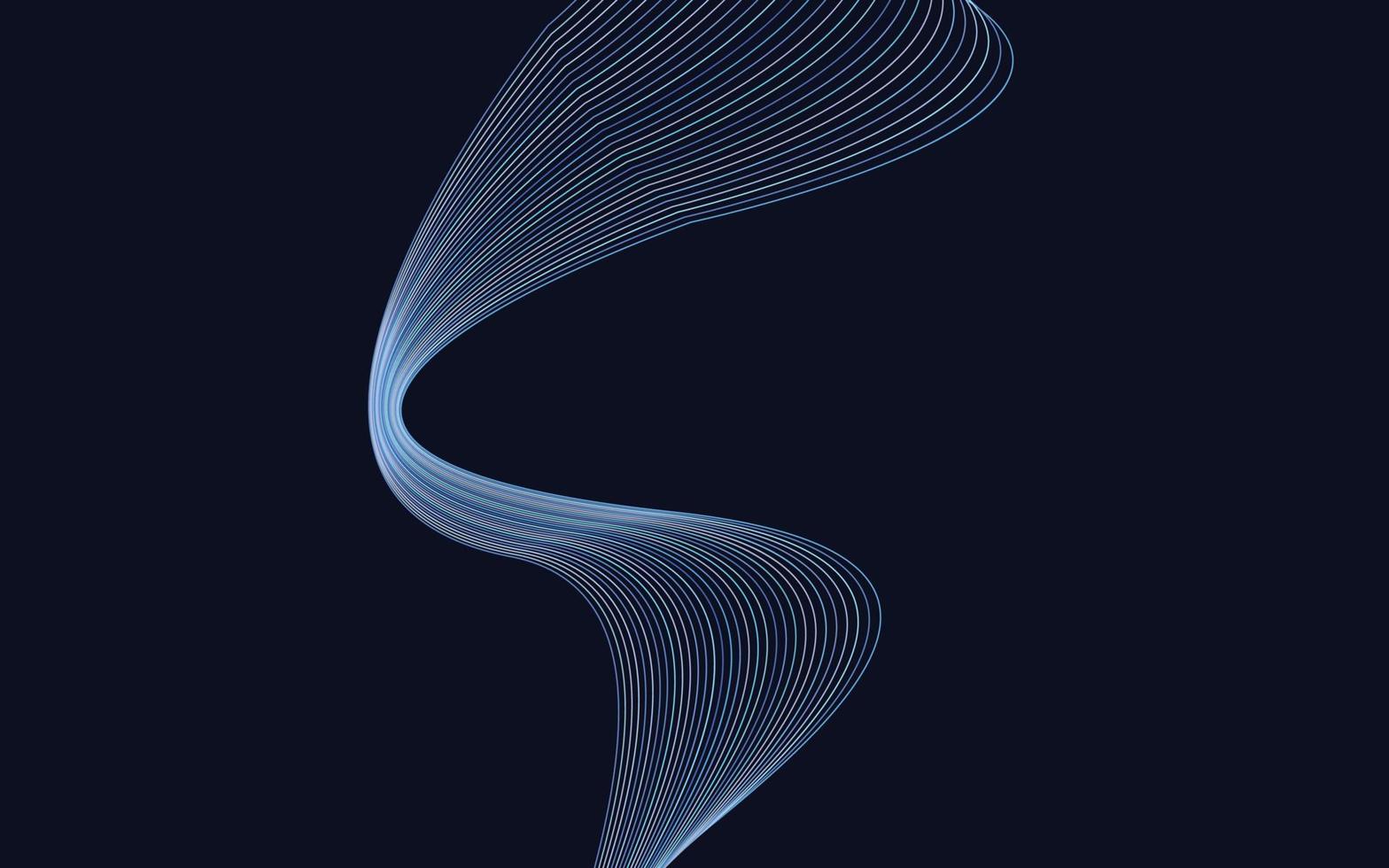 stilvolle bunte linien wellenlinien abstraktes hintergrunddesign vektor