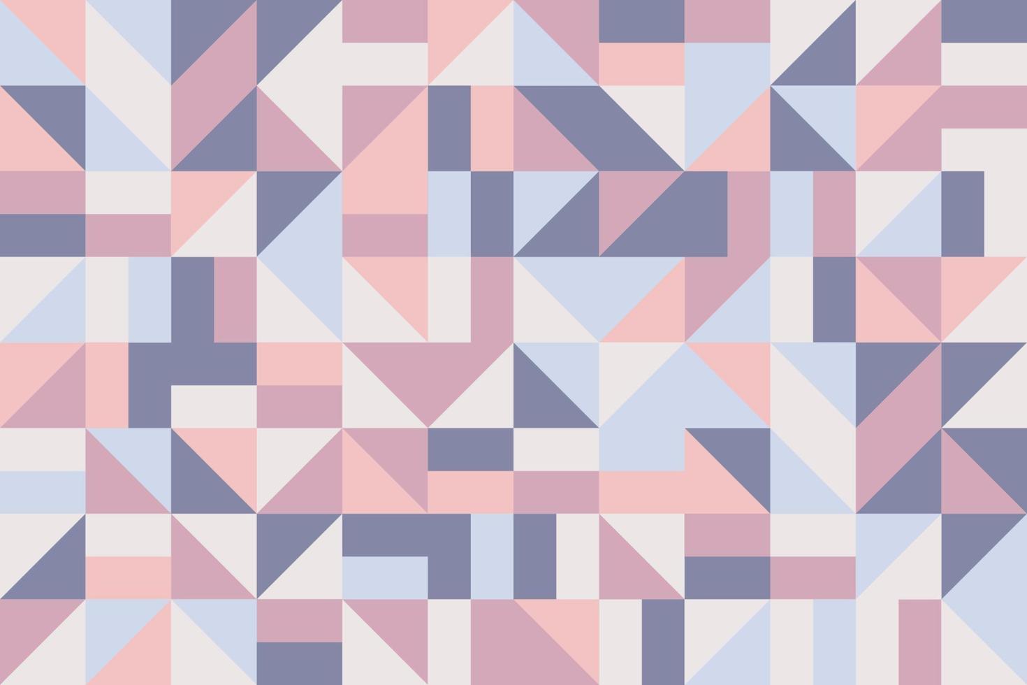 geometrisk mosaik- traceryen tileable bakgrund. abstrakt slumpmässig triangel sömlös mönster vektor