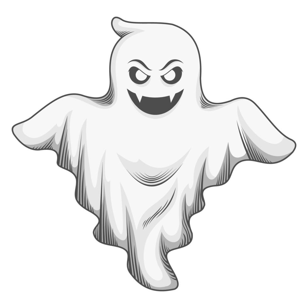 spöke logotyp vektor för halloween element