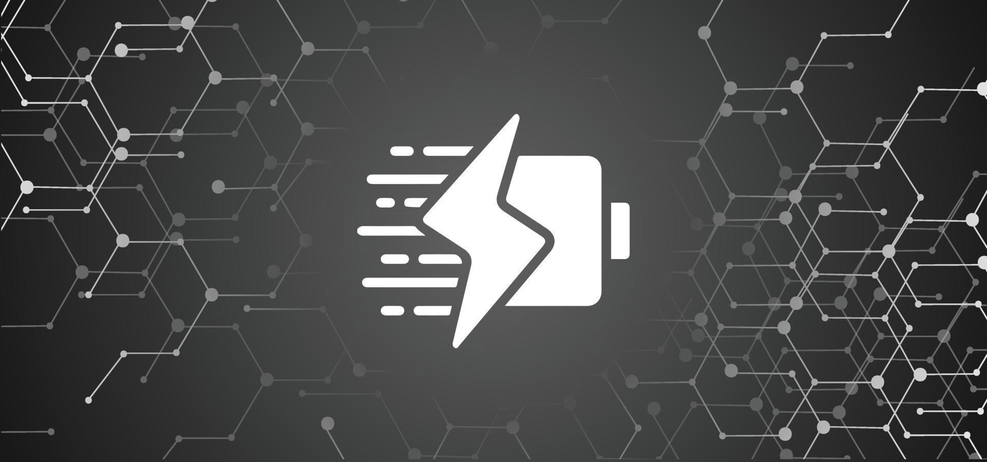 die elektrische Energieversorgung. Status Batterieladung isoliert. Lithium-Symbol wiederaufladbar. Form des Batterieladesymbols vektor