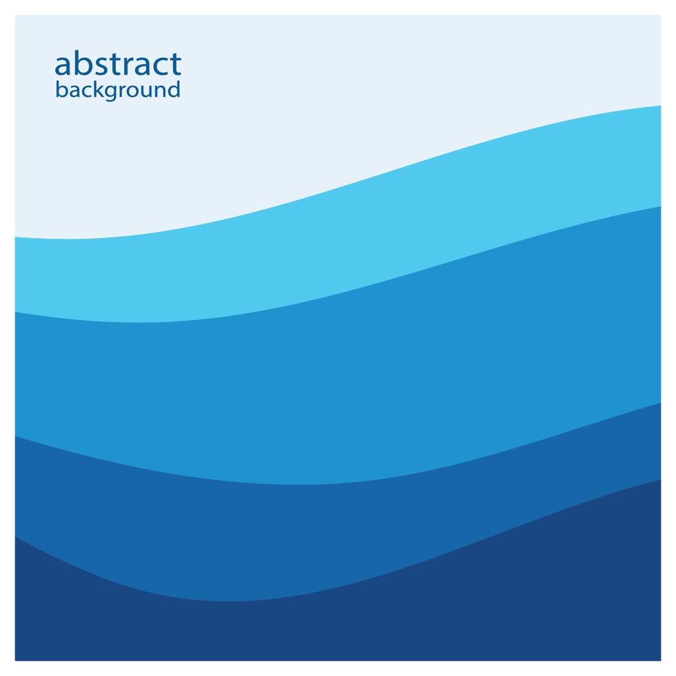 abstrakt strand Vinka bakgrund design med blå vektor kombination, begrepp design för bok omslag, tapet, simning slå samman, marin, sjö