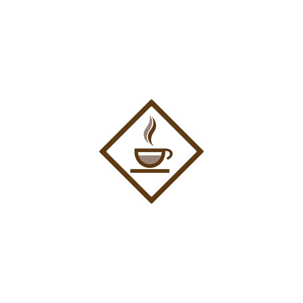 Vektor Kaffeebohnen Vorlage Vektor Icon Illustration