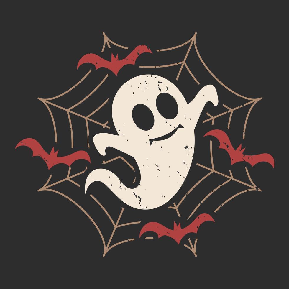 Gruselige Halloween-T-Shirt-Designs vektor