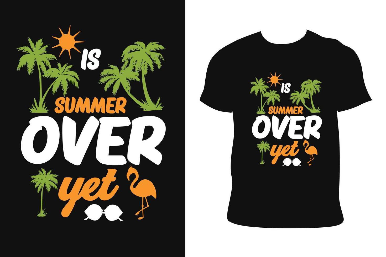 Sommer-T-Shirt-Design. Sommer-T-Shirt. Sommer T-Shirt kostenloser Vektor. vektor