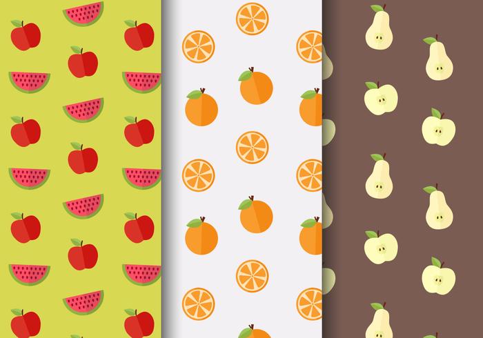 Free Fruit Pattern Vektor