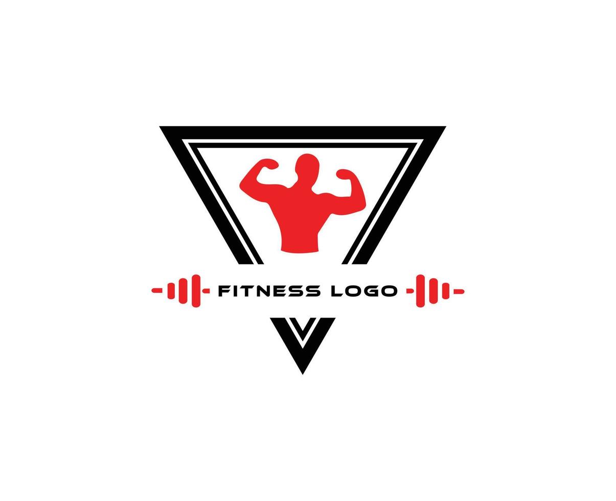 Freier Vektor des Fitness-Logo-Designs