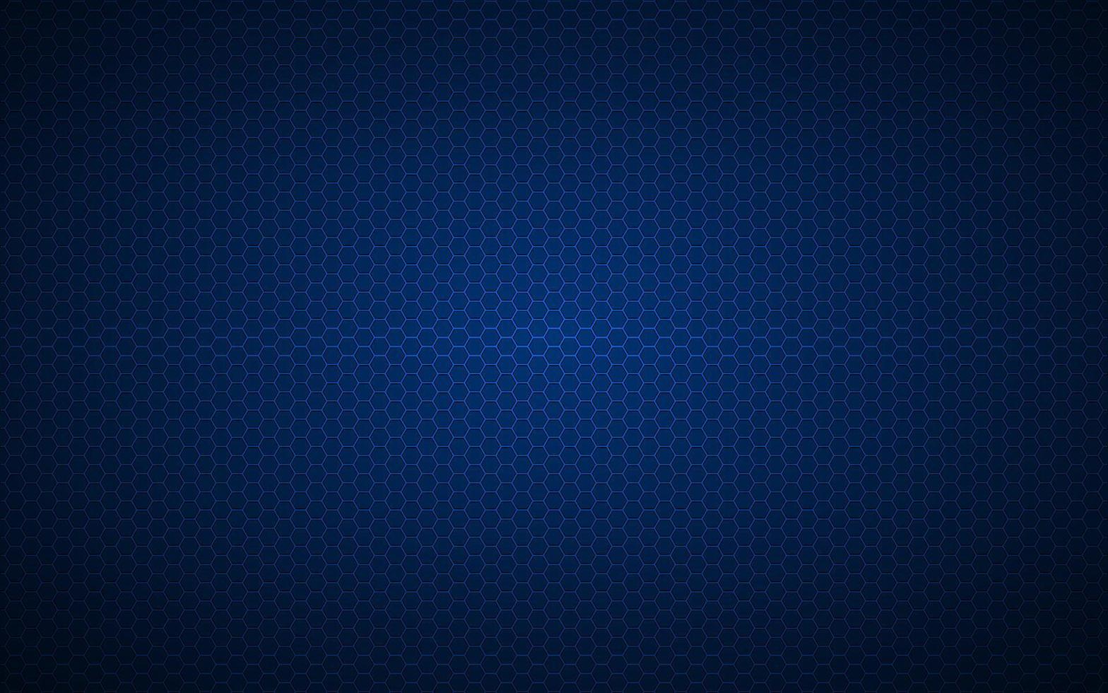 modern högupplöst blå geometrisk bakgrund med månghörnigt rutnät. abstrakt svart metalliskt sexkantigt mönster. enkel vektorillustration vektor