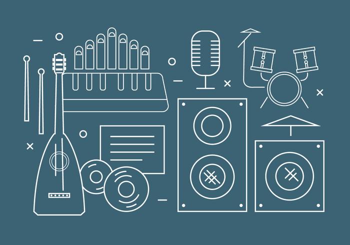Kostenlose Vektor Musikinstrumente