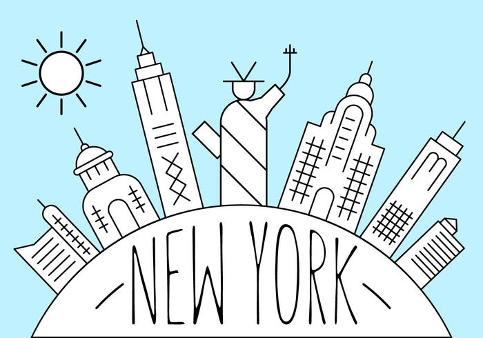 Gratis New York Illustration vektor