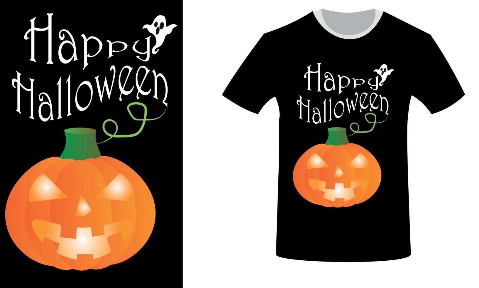 Halloween-Shirt-Design vektor