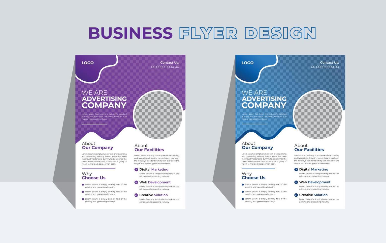 moderne Corporate Business Flyer und Broschüren-Cover-Layout-Design-Vorlage. vektor