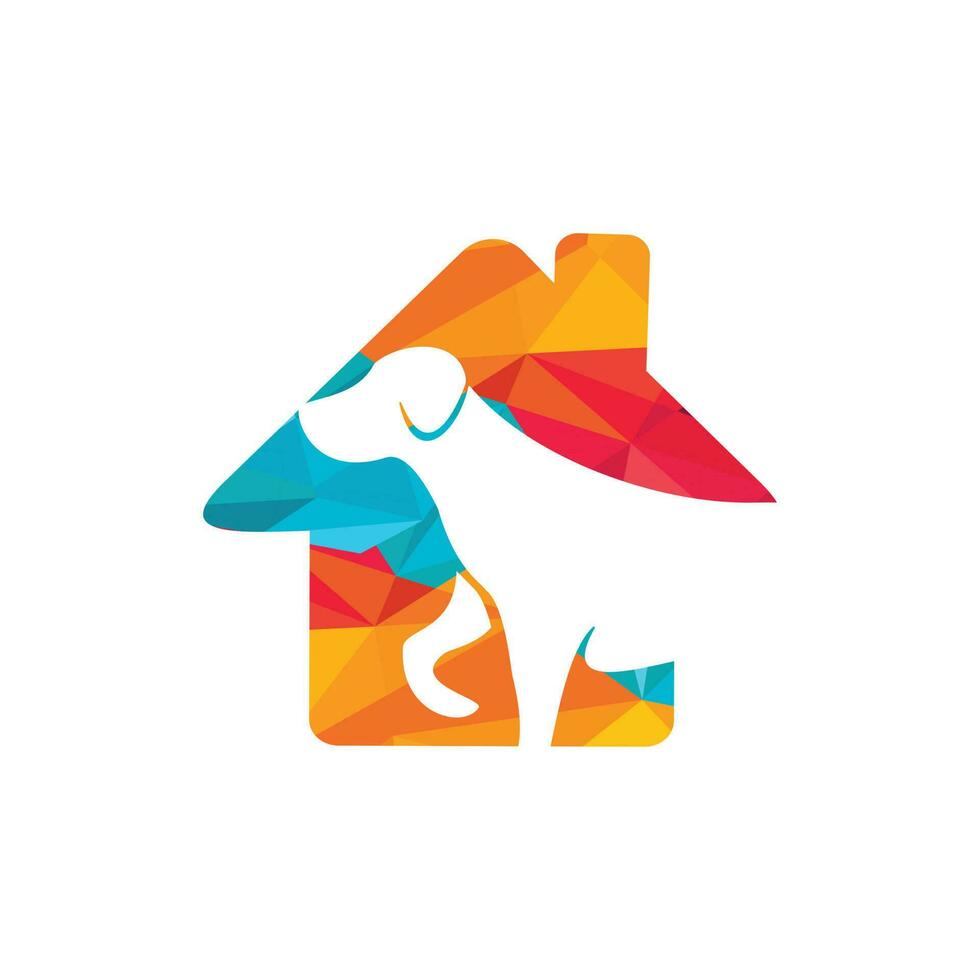 Tierheim-Vektor-Logo-Design. Designvorlage für das Logo der Tierhandlung. vektor