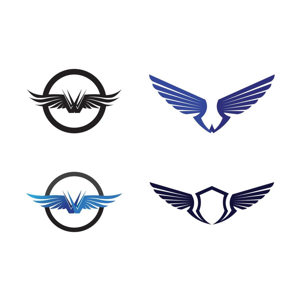 Falke Adler Vogel Logo Vorlage Vektor-Symbol vektor