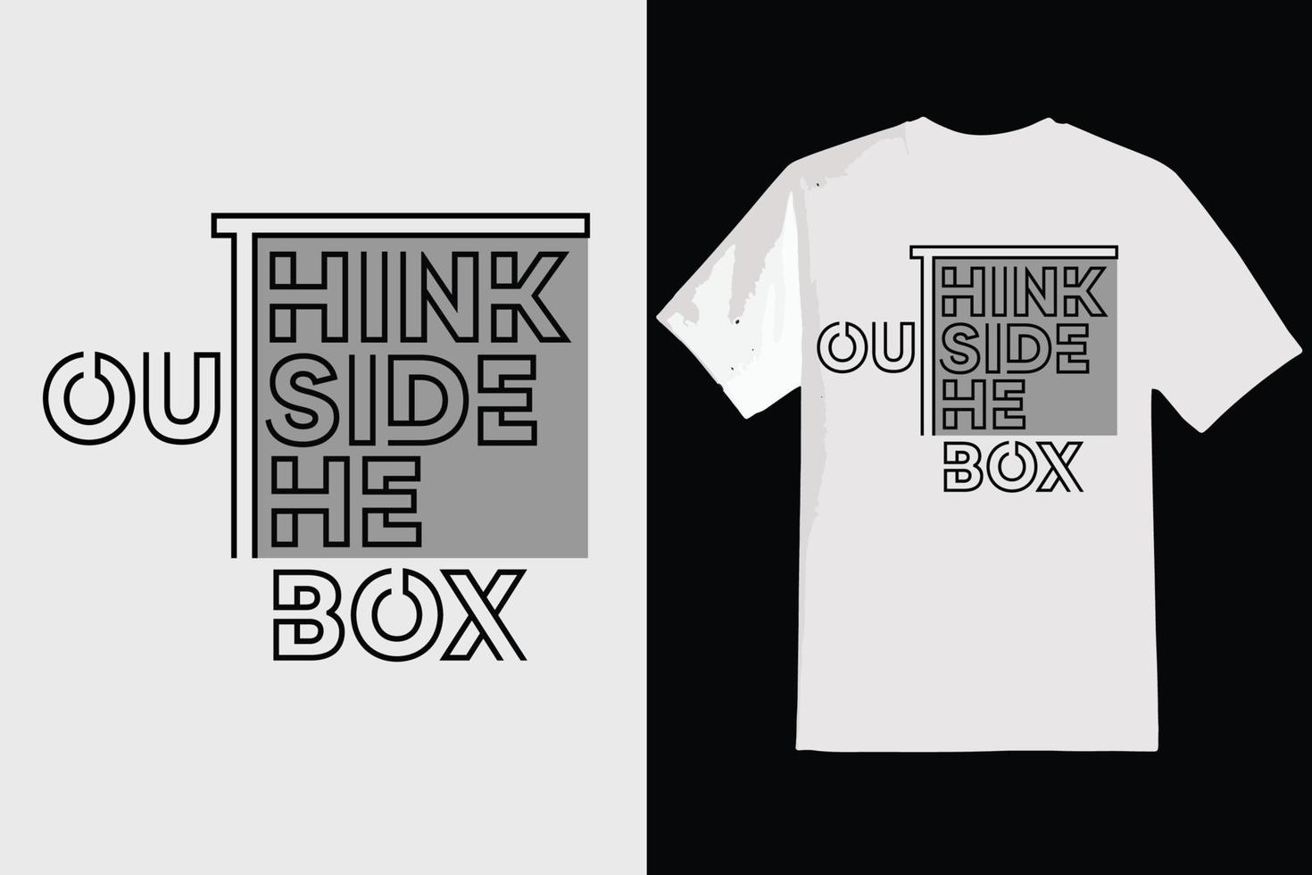 T-Shirt-Design - Text typografisches Design vektor