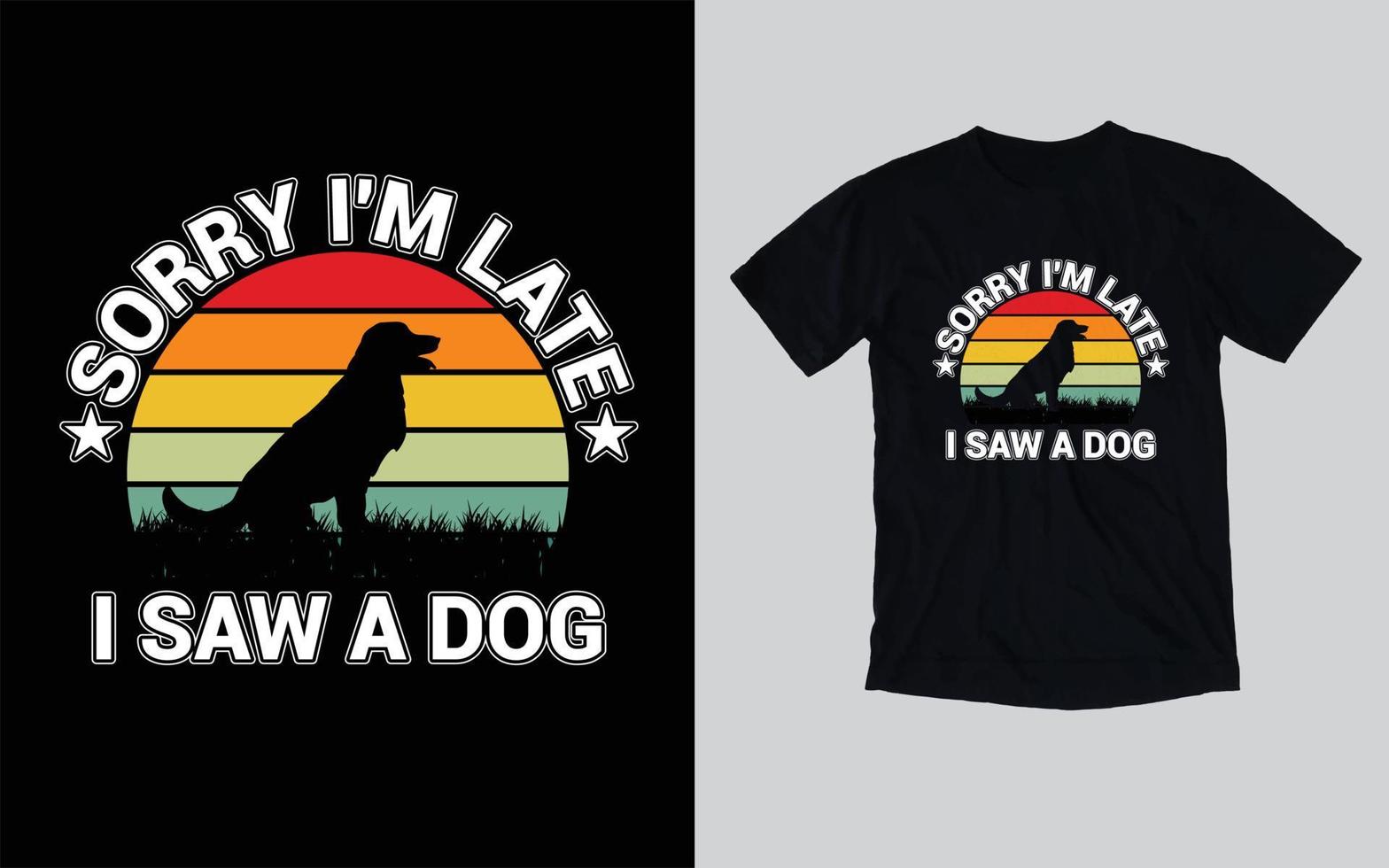 Typografie-Hunde-T-Shirt-Design, Hundeliebhaber-T-Shirt-Design vektor