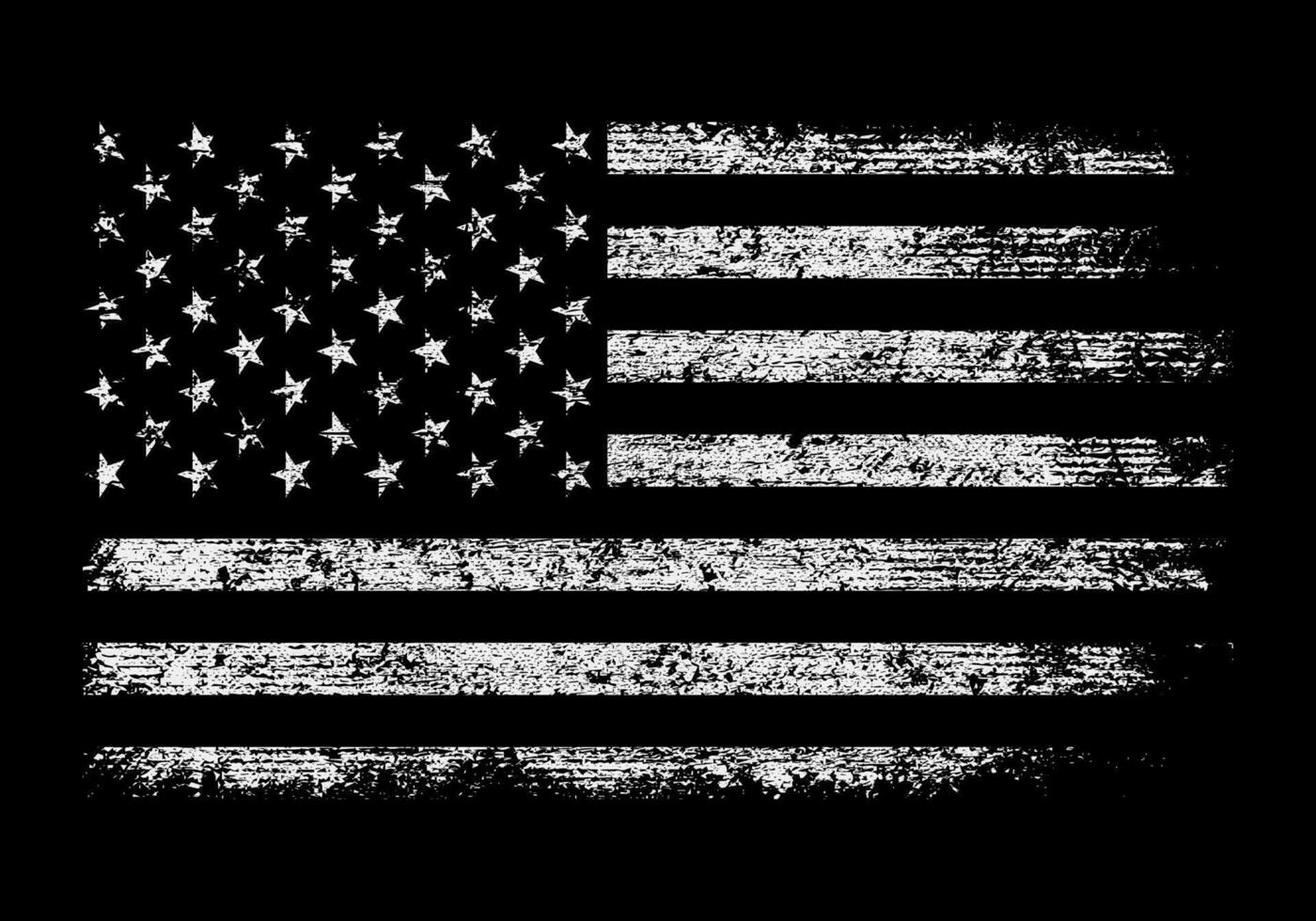 grunge USA flagga vektor design.