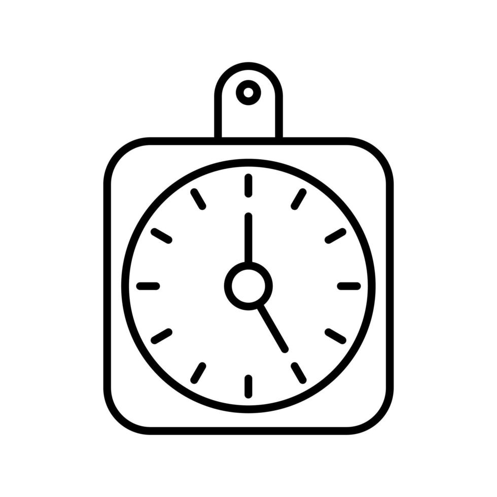 Wanduhr-Vektorsymbol vektor