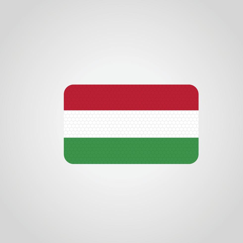 ungarischer flagge vektor