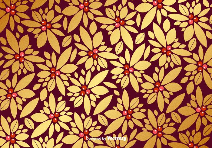 Vector Weihnachten Golden Pattern