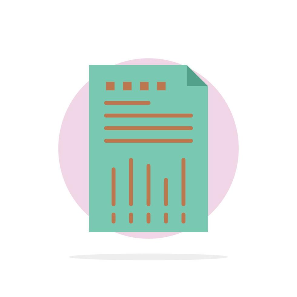 kalkylark företag data finansiell Graf papper Rapportera abstrakt cirkel bakgrund platt Färg ikon vektor