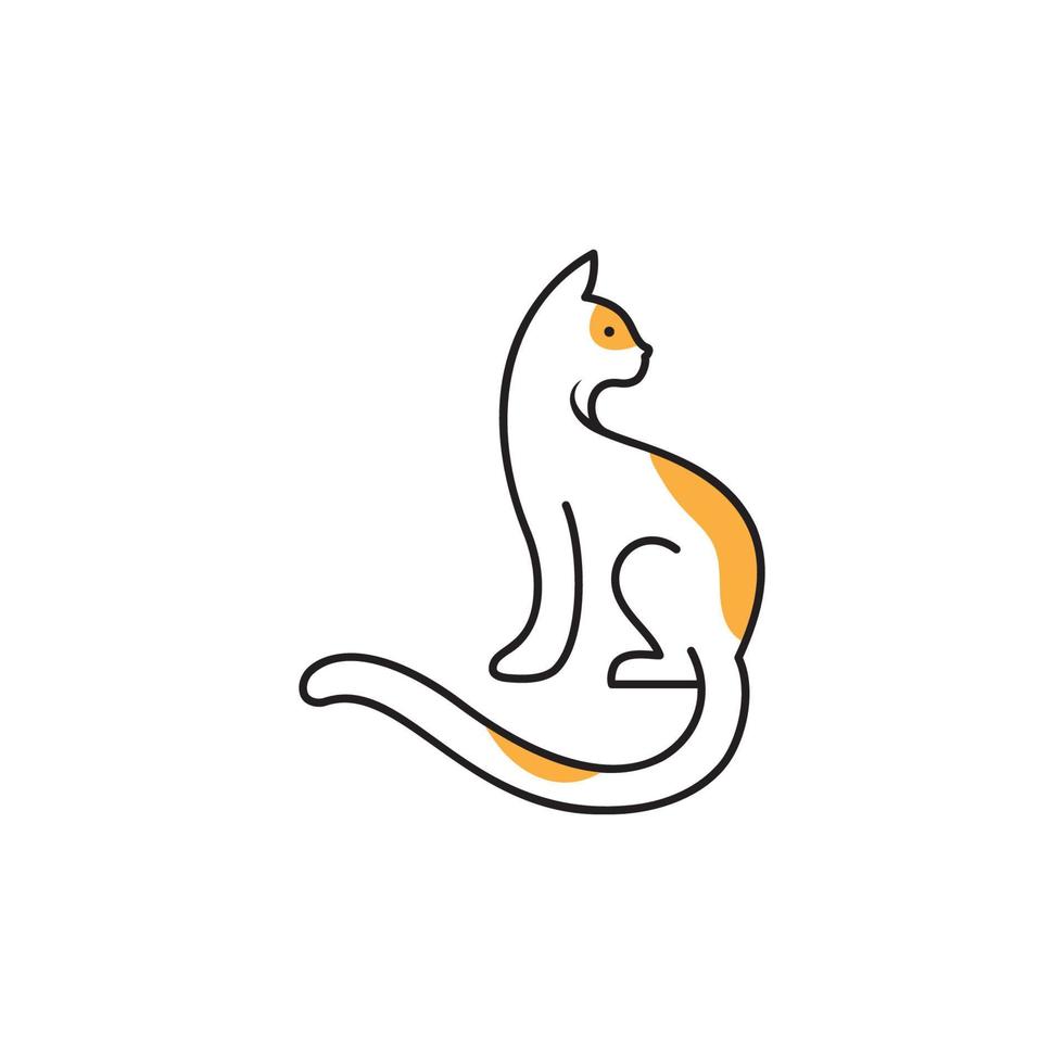 Katze Icon Design Vektor Illustration Design