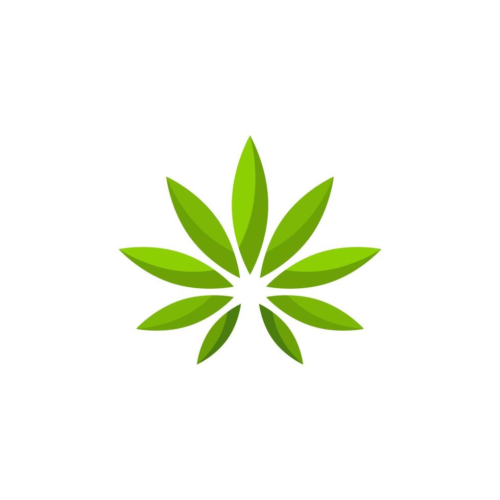 cannabis marijuana tecken symbol illustration vektor