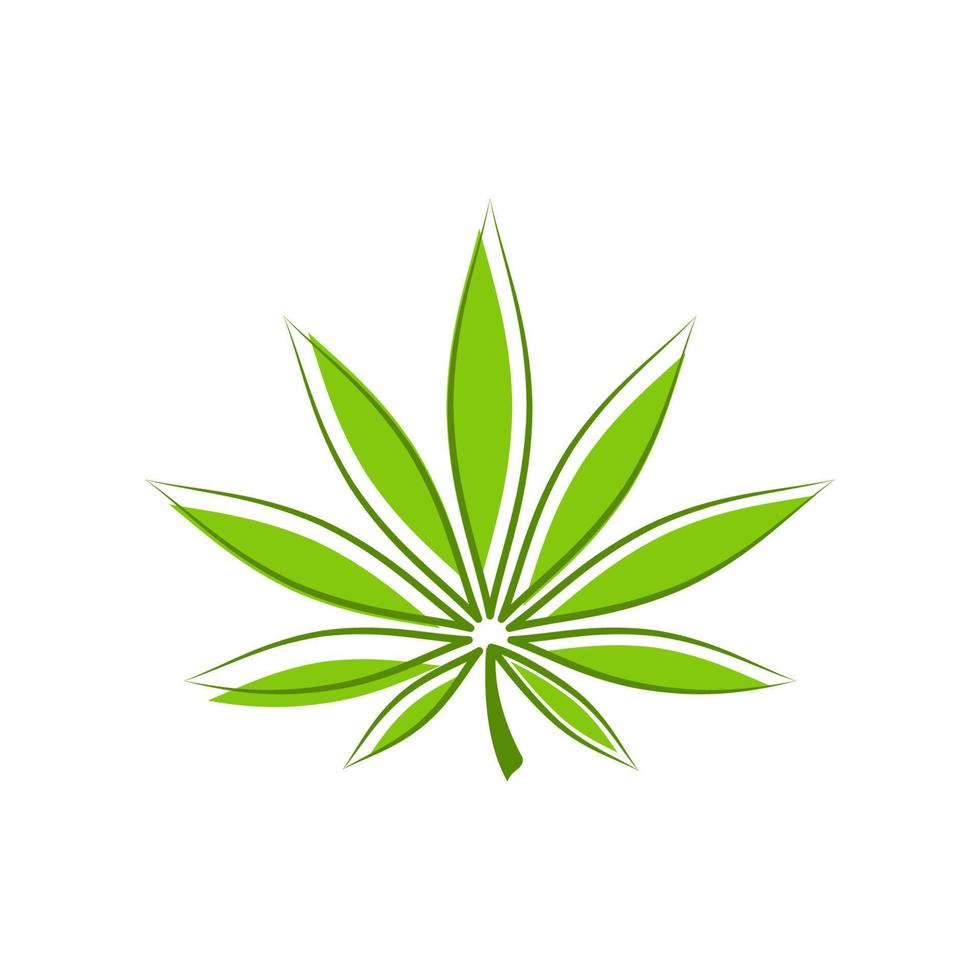 Canabis Marihuana Zeichen Symbol Abbildung vektor