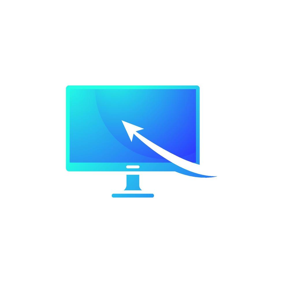 Computer-Logo-Vektor-Icon-Design-Illustration vektor
