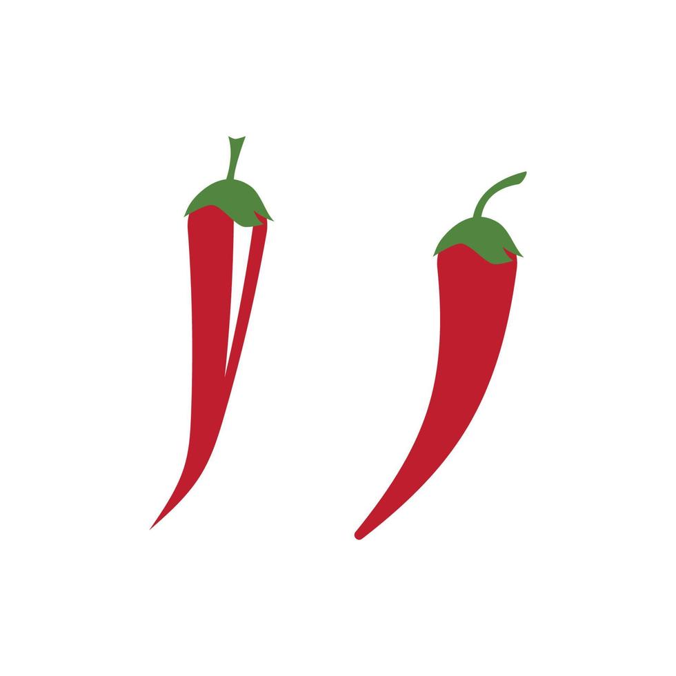 Chili-Logo-Vektorillustration vektor