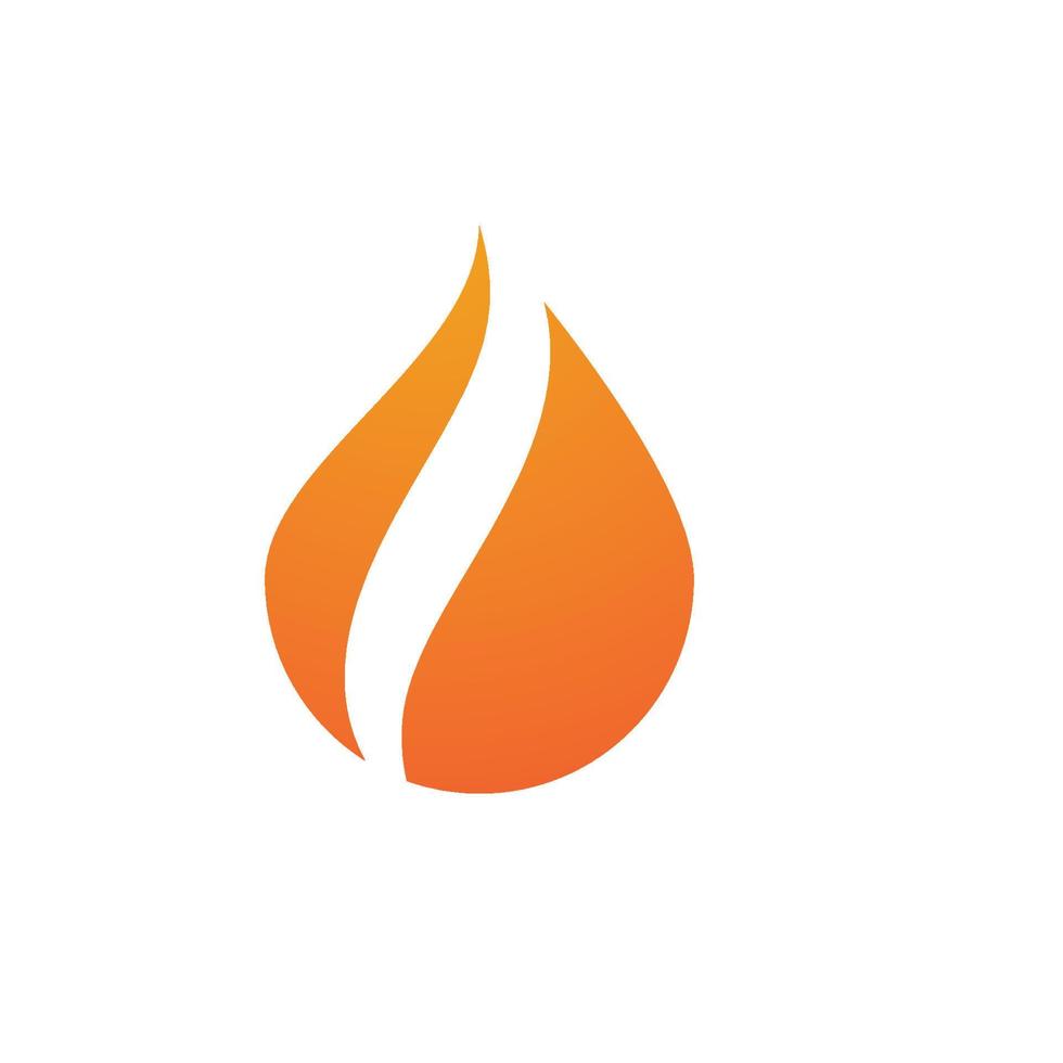 Flammen-Logo-Vorlagenvektor vektor