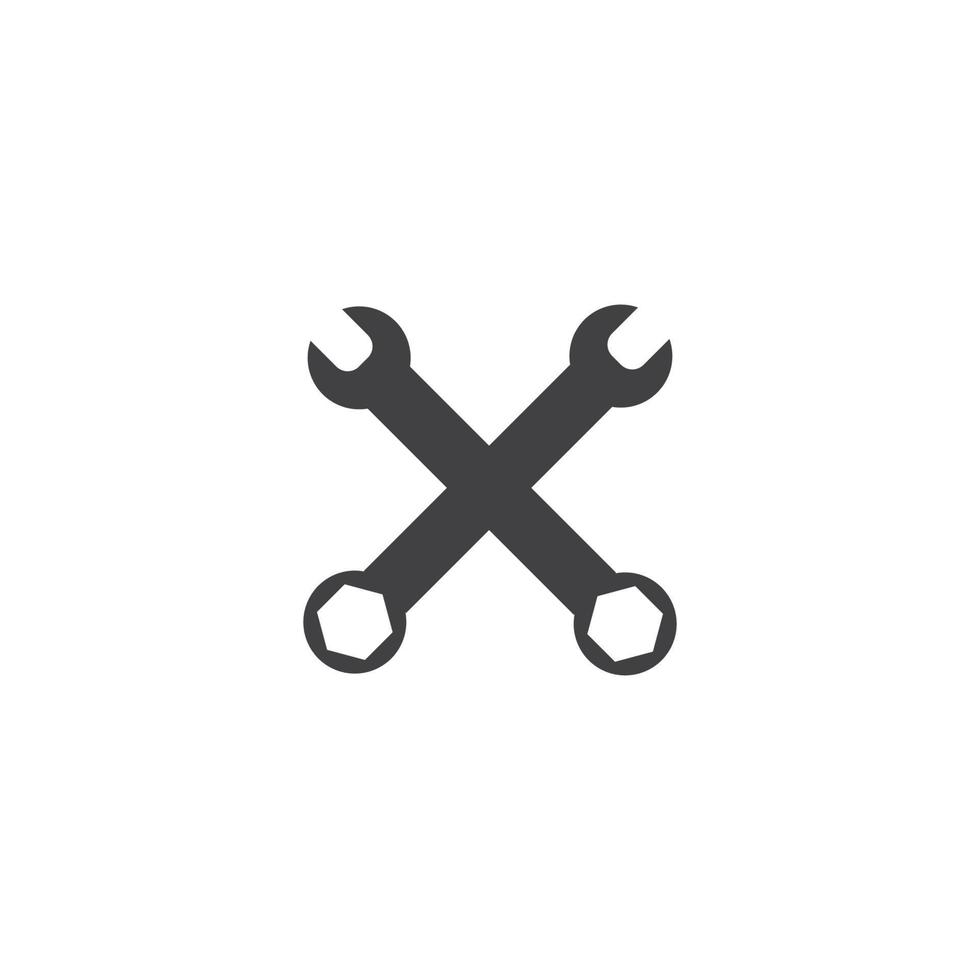 service verktyg logotyp vektor mall