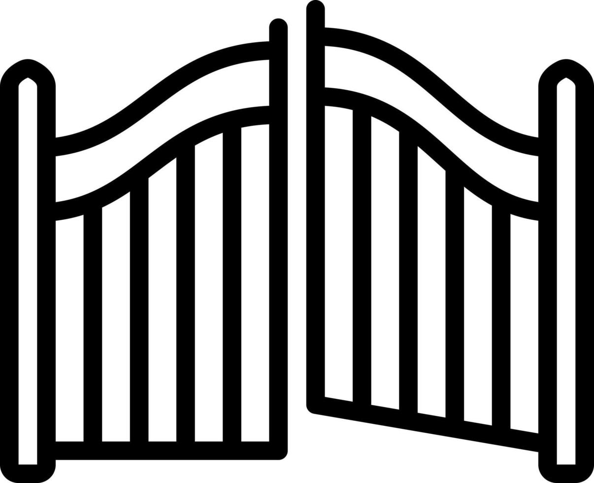 Liniensymbol für Tor vektor