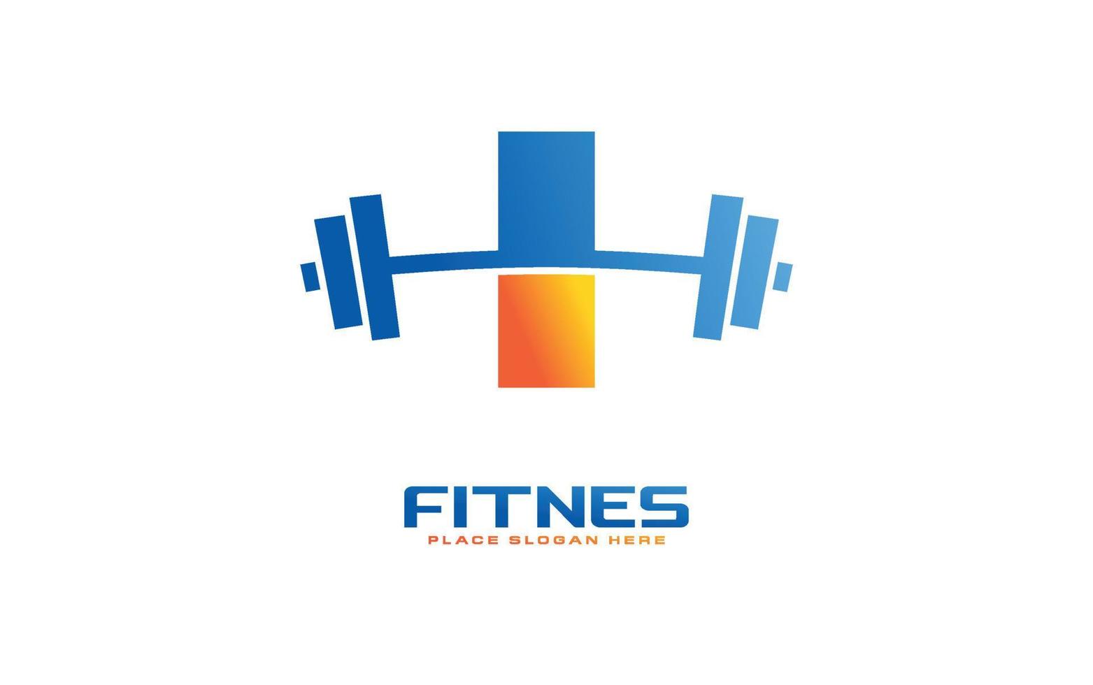 i-Logo-Fitnessstudio-Vektor für Identitätsunternehmen. Anfangsbuchstabe Fitness Vorlage Vektor Illustration für Ihre Marke.