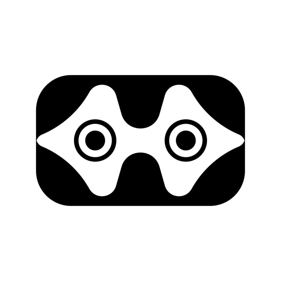 minimal logotyp design med ett öga ikon. syn logotyp design vektor