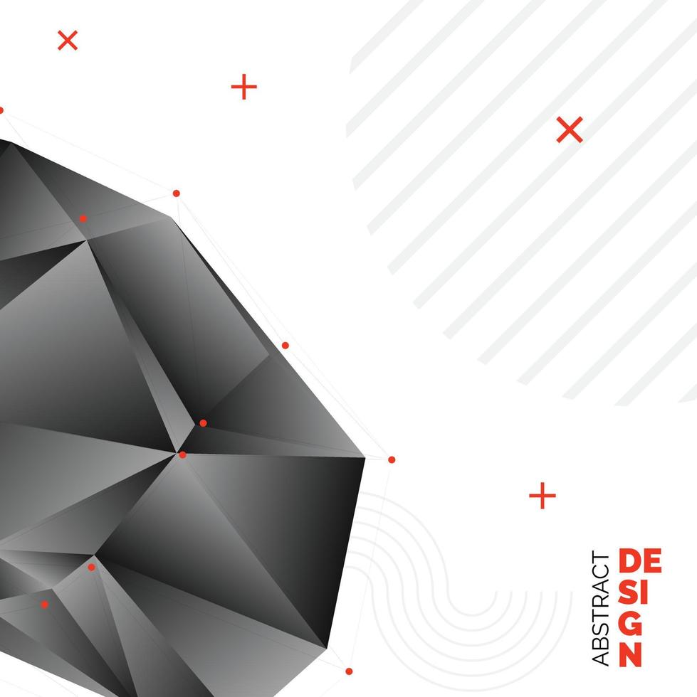 schwarzer Vektor verschwommenes Dreieck Hintergrunddesign. geometrischer Hintergrund im Origami-Stil mit Farbverlauf