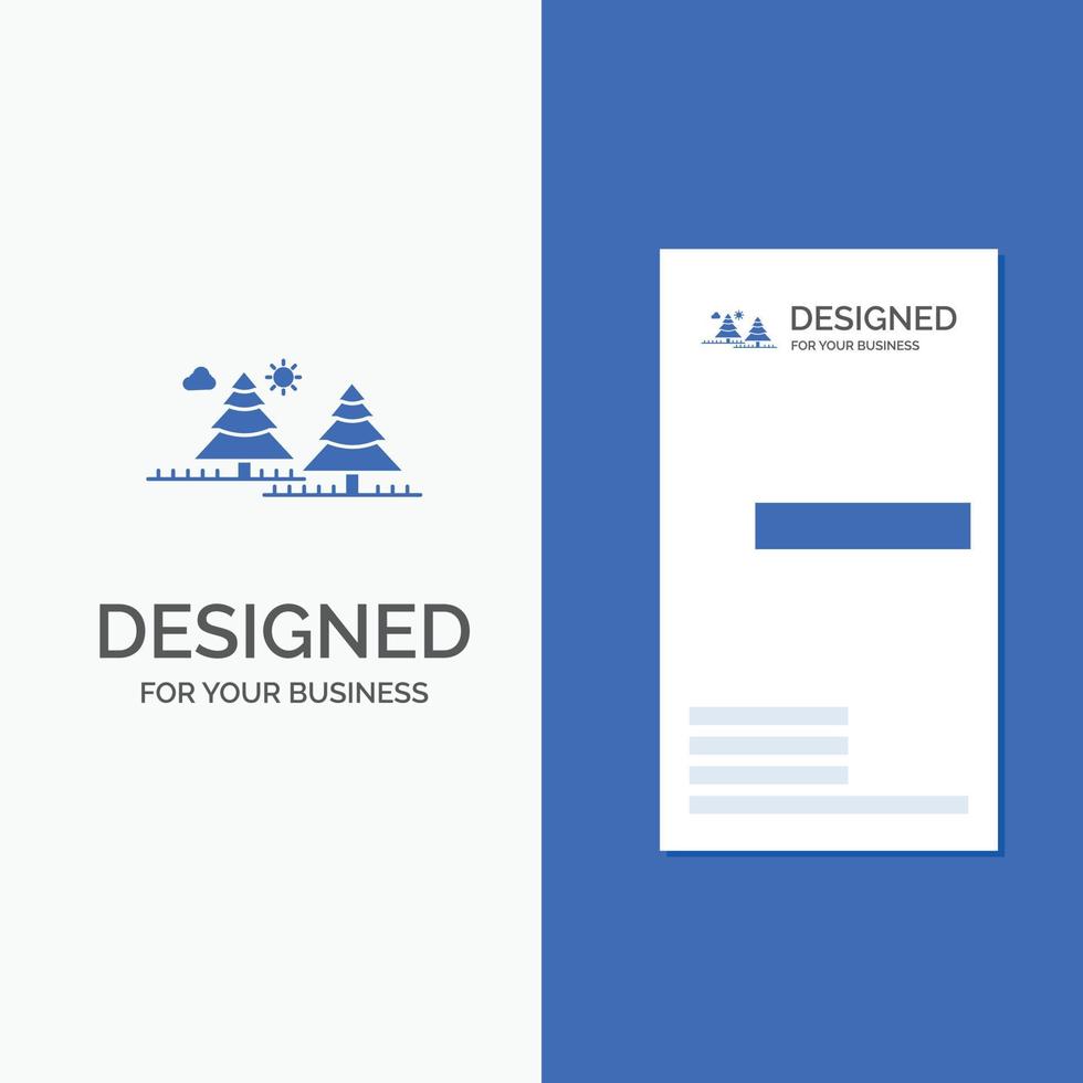 företag logotyp för skog. camping. djungel. träd. tallar. vertikal blå företag .besöker kort mall. vektor
