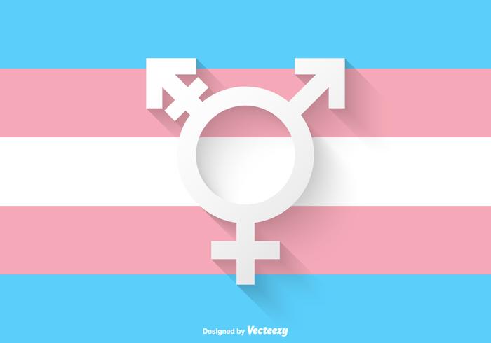 Fria pappers transgender symbolvektor vektor