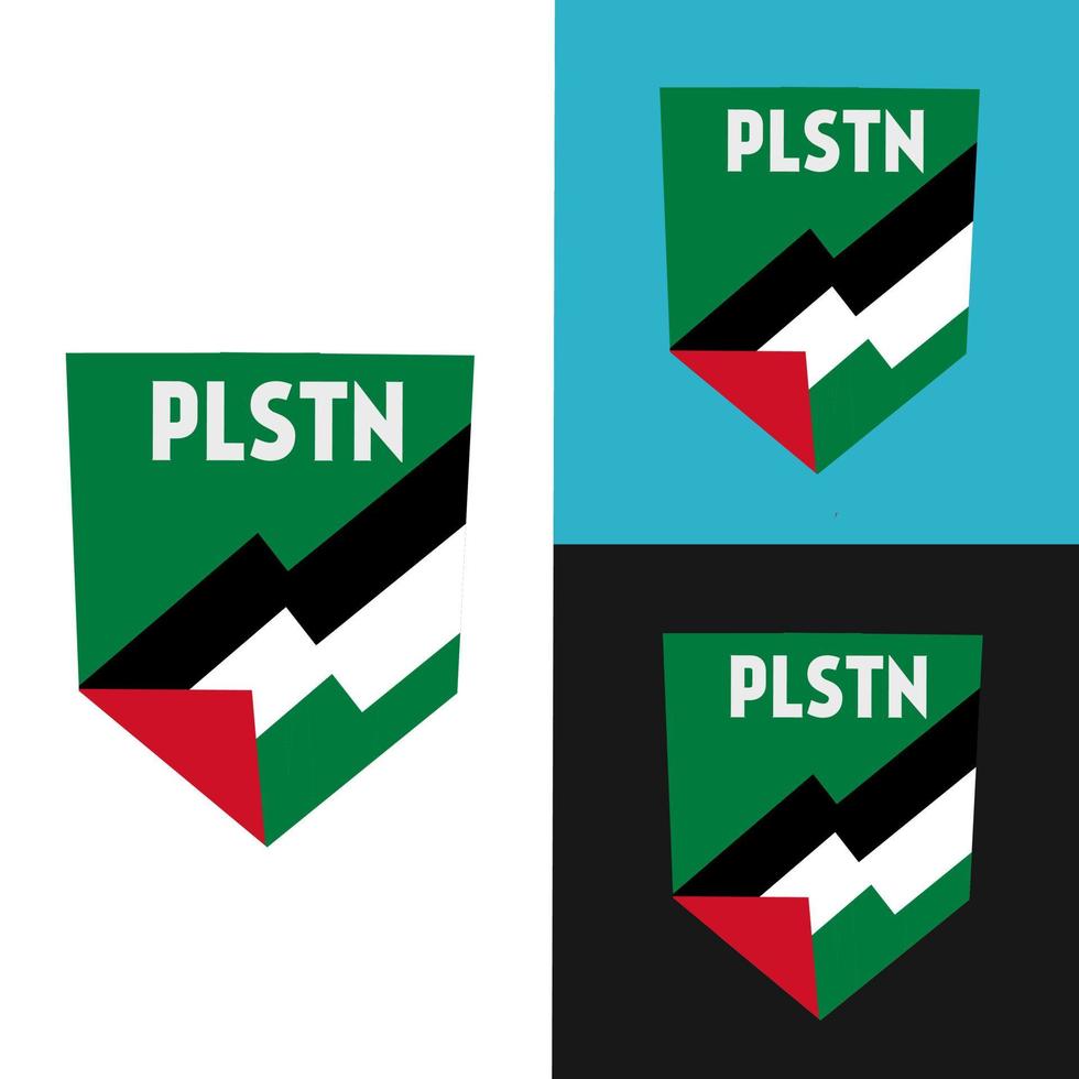 illustration vektor av palestina symbol, sköld märke, gratis Palestina,solidaritet tecken, perfekt för tryck osv