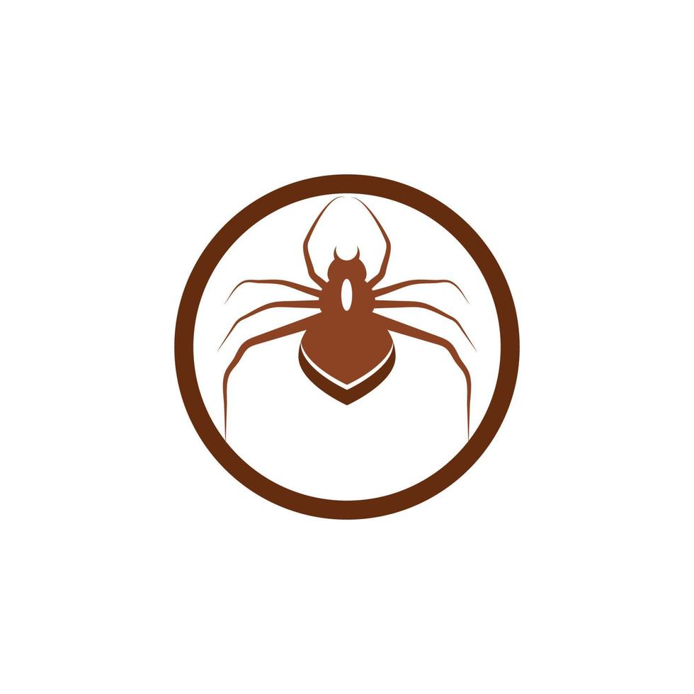 spindelillustration logotyp vektor