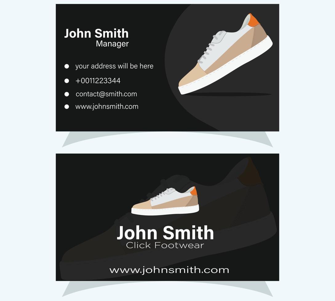 Schuh auf Steinen Vektordesign isoliert auf orangem Hintergrund. Schuh-Logo-Template-Design. vektor