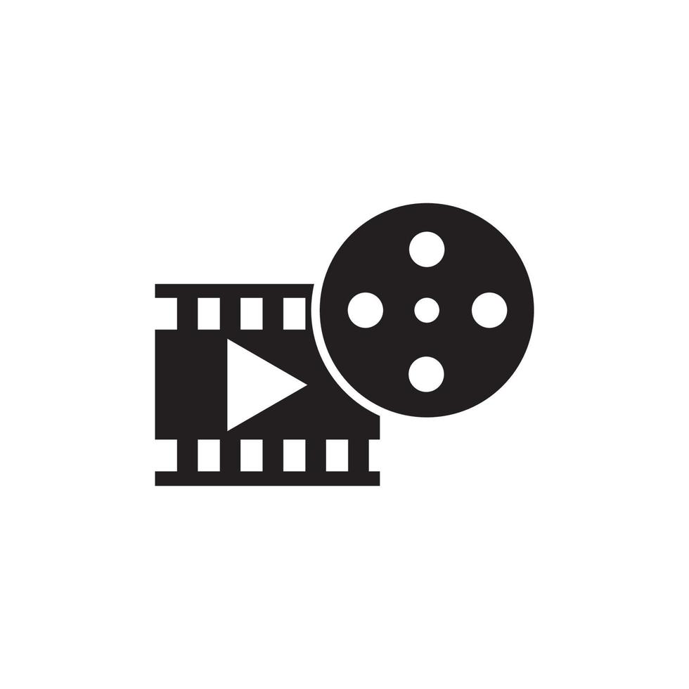 Filmstreifen-Logo-Vorlage vektor